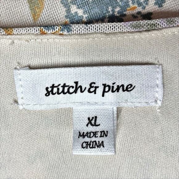 STITCH & PINE Floral Corset Sleeveless Dress Size XL - Picture 7 of 9